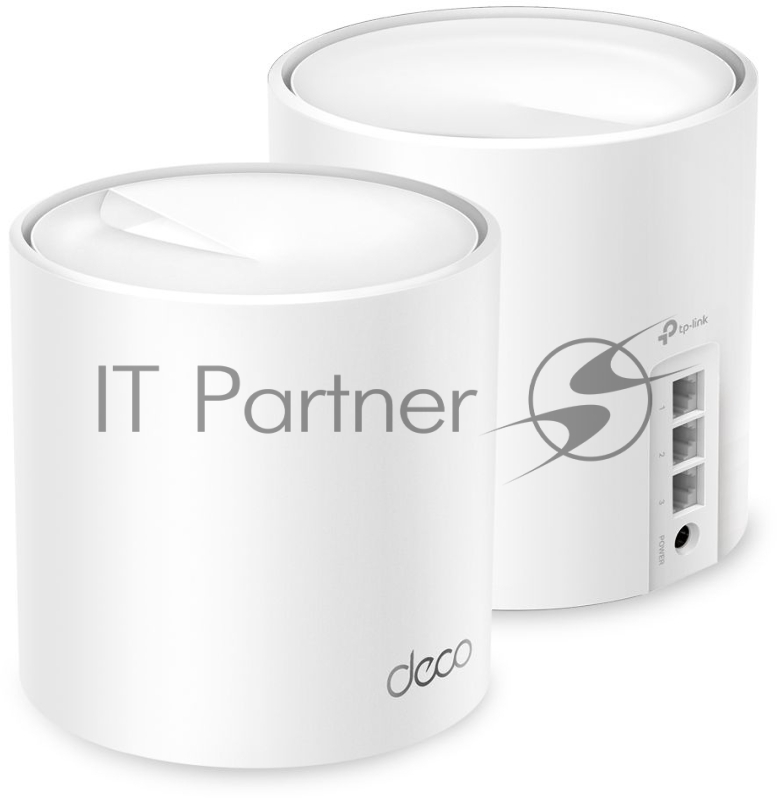 Бесшовный Mesh роутер TP-Link Deco X50(2-Pack) AX3000 10/100/1000BASE-TX