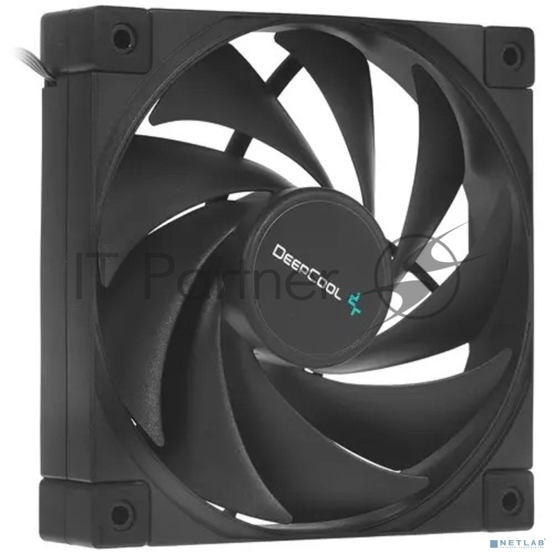 Вентилятор DEEPCOOL FK120 120x120x25мм (72шт./кор, PWM, черный, 500-1850об/мин) Retail