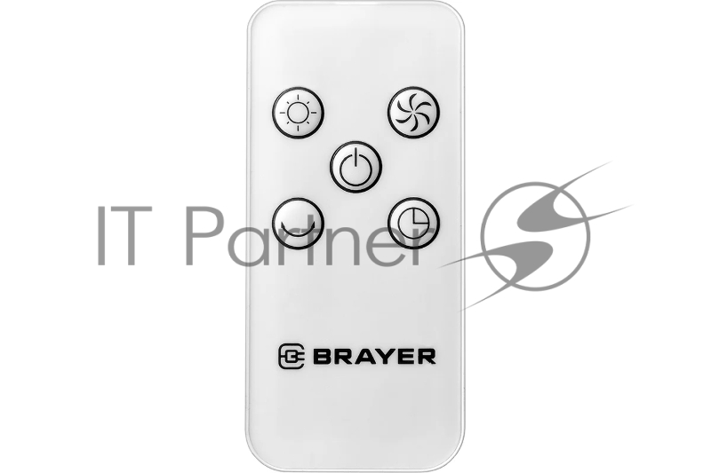 BRAYER BR4957 Вентилятор4957BR Колонный вентилятор BRAYER, эл..упр.,пульт ДУ,вращение,мощ-ть60Вт, LED дисплей, 3 скор.Таймер