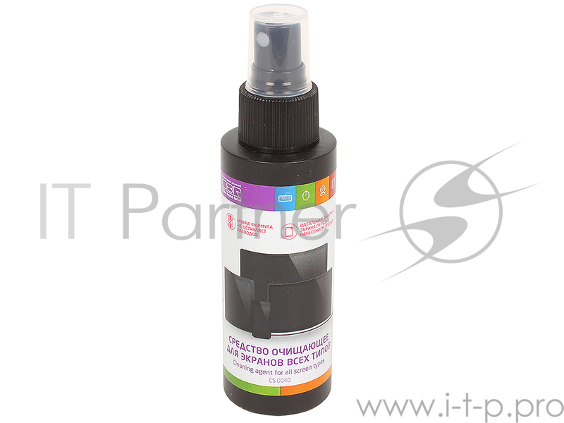 Чистящие средства Средство очищающее для экранов всех типов CBR CS 0040, 100 мл.