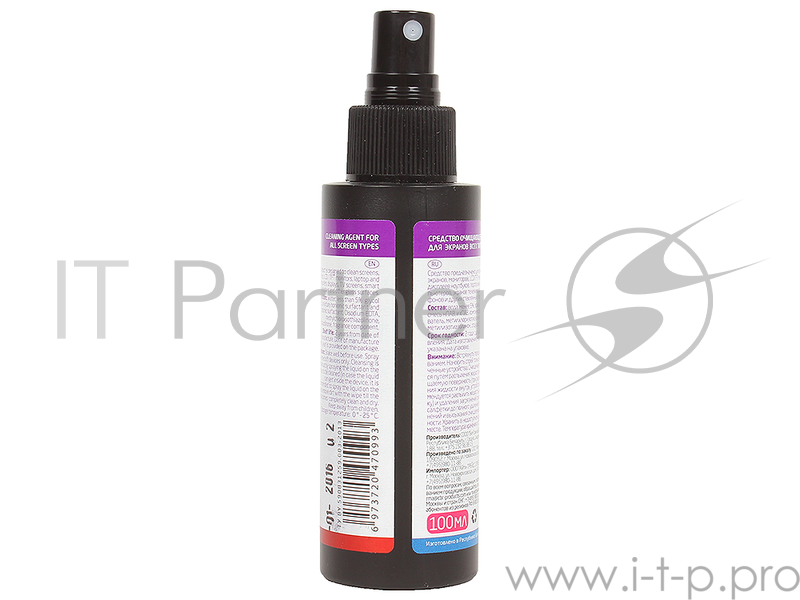 Чистящие средства Средство очищающее для экранов всех типов CBR CS 0040, 100 мл.
