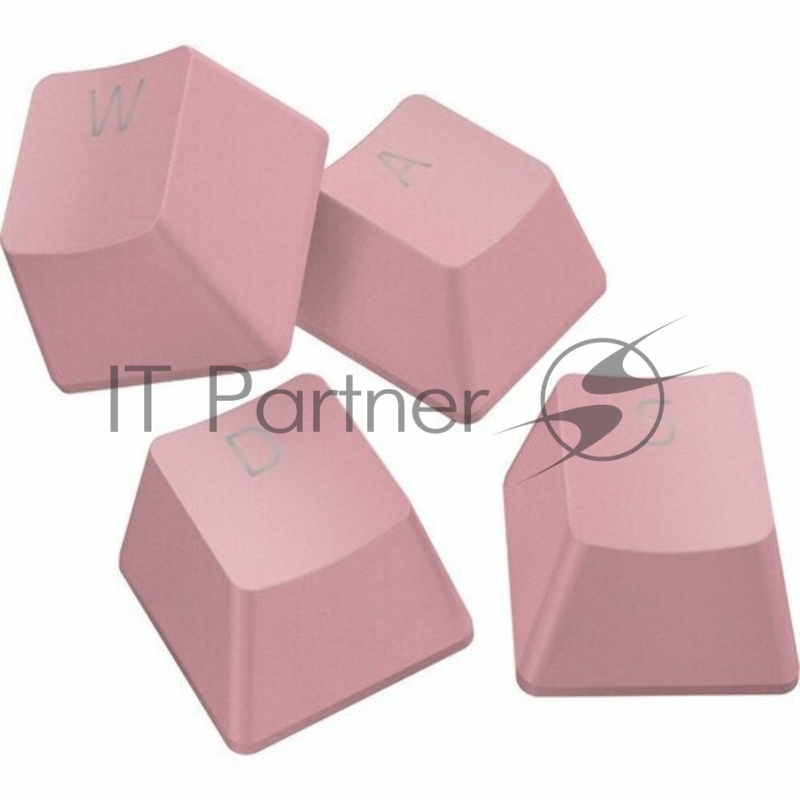 Колпачки и кабель клавиатуры Razer PBT Keycap + Coiled Cable Upgrade Set, Quartz Pink (US/UK)