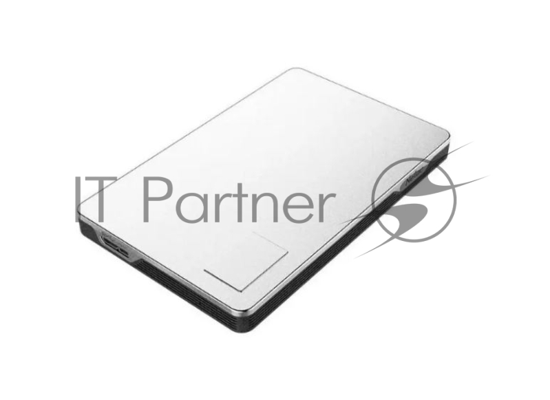 Внешний жесткий диск 2.5 Netac (NT05K338N-004T-30SL) 4Tb K338, micro USB 3.0, серебристый + серый, корпус пластик + алюминий