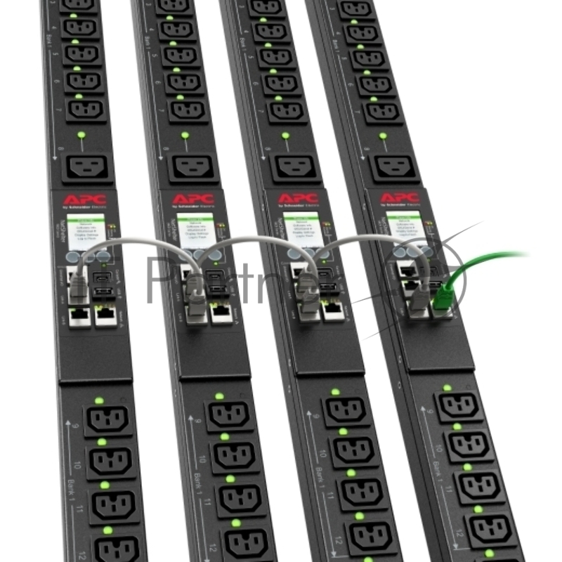 Блок распред. питания APC Rack PDU 9000 Switched, ZeroU, 16A, 230V, (21) C13 & (3) C19, IEC309 Cord