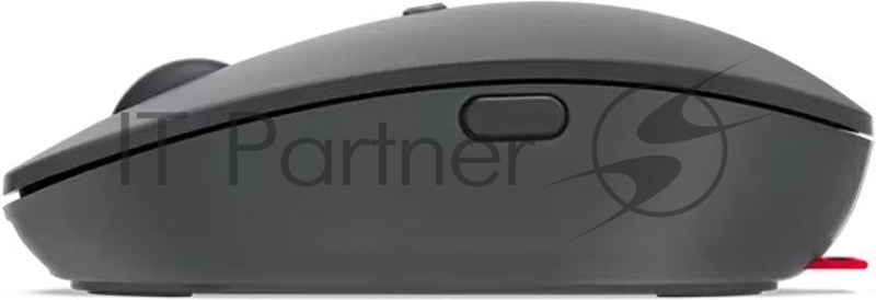 Мышь Lenovo Go серый оптическая (2400dpi) беспроводная USB-C для ноутбука (3but)