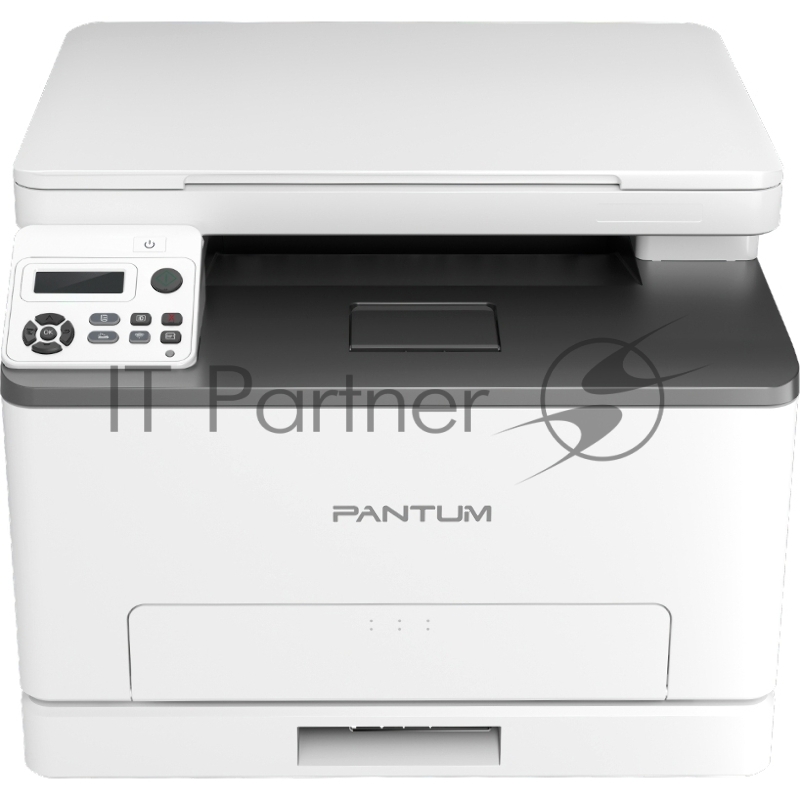 МФУ Pantum CM1100DN, P/C/S, Color laser, A4, 18 ppm, 1200x600 dpi, 1 GB RAM, Duplex, paper tray 250 pages, USB, LAN, start. cartridge 1000/700 pages