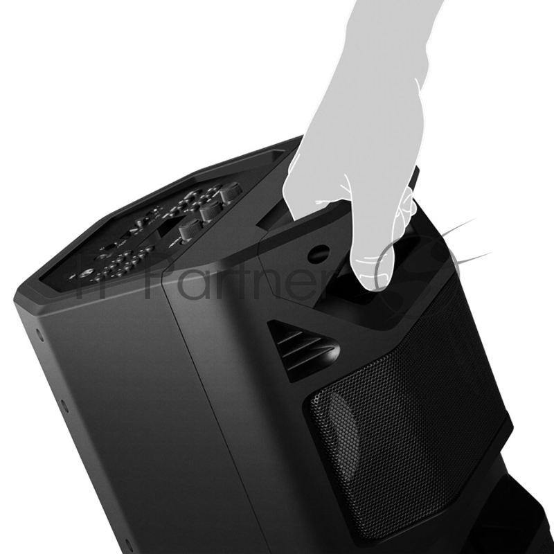 Мобильные колонки Sven PS-670 2.0 чёрные (2x32.5W, mini Jack, USB, Bluetooth, FM, micro SD, ПДУ, 2 x 4400 мA, LED подсветка)