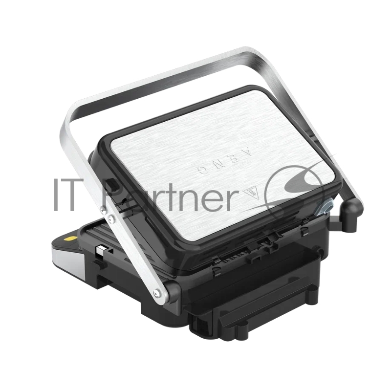 Электрогриль AENO Electric Grill EG1: 2000W, 3 heating modes - Upper Grill, Lower Grill, Both Grills Defrost, Max opening angle -180°, Temperature regulation, Timer, Removable double-sided plates, Plate size 320*220mm