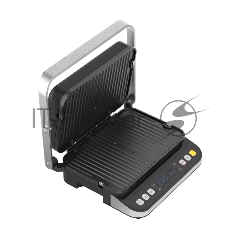 Электрогриль AENO Electric Grill EG1: 2000W, 3 heating modes - Upper Grill, Lower Grill, Both Grills Defrost, Max opening angle -180°, Temperature regulation, Timer, Removable double-sided plates, Plate size 320*220mm