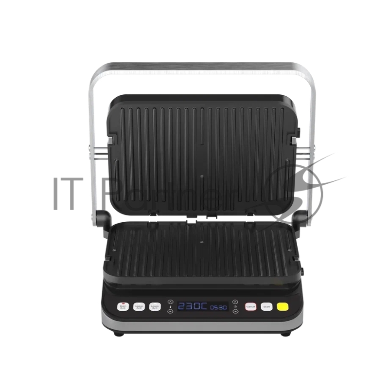 Электрогриль AENO Electric Grill EG1: 2000W, 3 heating modes - Upper Grill, Lower Grill, Both Grills Defrost, Max opening angle -180°, Temperature regulation, Timer, Removable double-sided plates, Plate size 320*220mm