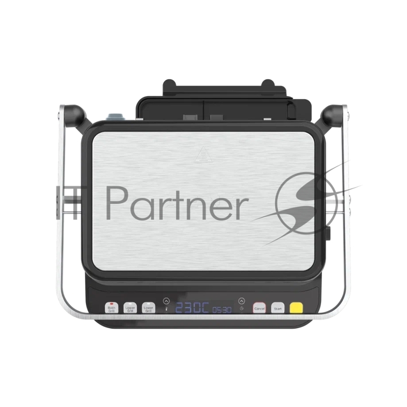 Электрогриль AENO Electric Grill EG1: 2000W, 3 heating modes - Upper Grill, Lower Grill, Both Grills Defrost, Max opening angle -180°, Temperature regulation, Timer, Removable double-sided plates, Plate size 320*220mm