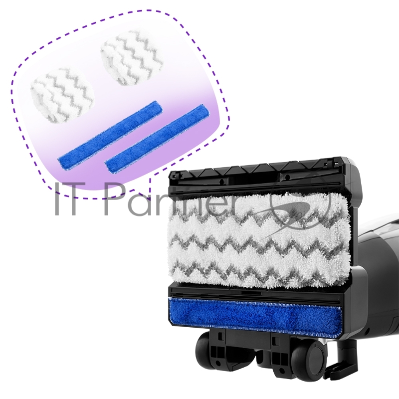 Паровой пылесос KITFORT KT-575-1, 1600Вт, черный