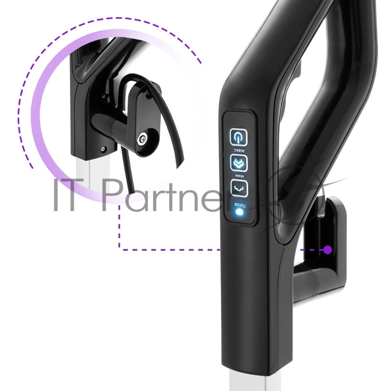 Паровой пылесос KITFORT KT-575-1, 1600Вт, черный