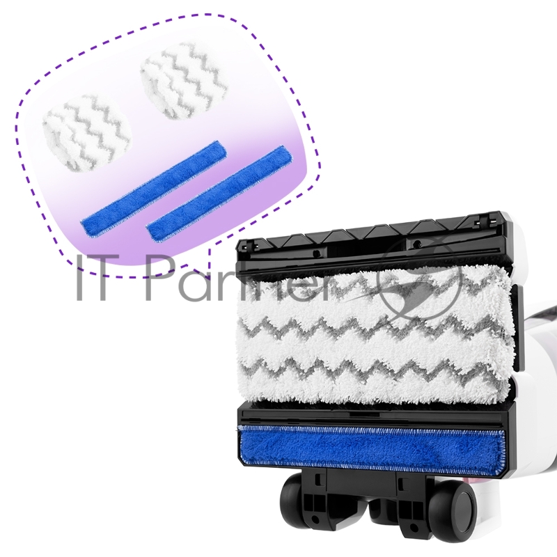 Паровой пылесос (handstick) KITFORT KT-575-2, 1600Вт, белый