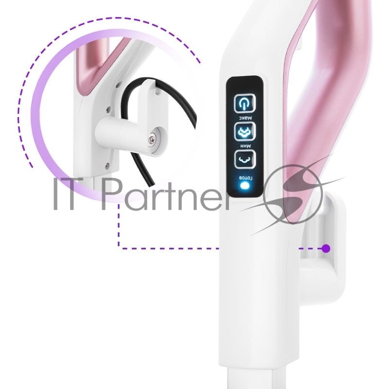 Паровой пылесос (handstick) KITFORT KT-575-2, 1600Вт, белый