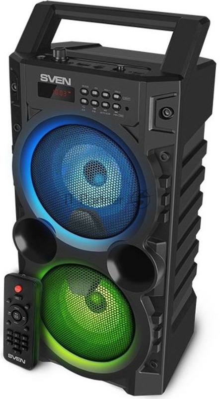 Колонка порт. Sven PS-440 черный 20W 2.0 BT