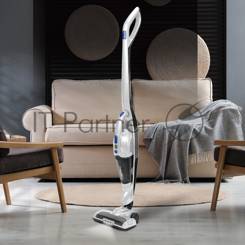 Вертикальный пылесос циклонного типа аккумуляторный Endever SkyClean VC-300, бело-черный, 4 шт,уп