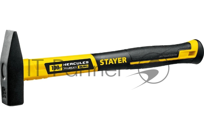 Молоток слесарный STAYER Hercules 100 г с фиберглассовой рукояткой