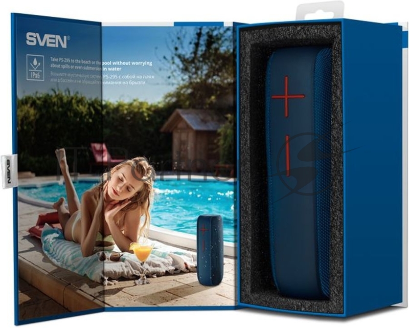 Колонка порт. Sven АС PS-295 черный 20W 1.0 BT 10м 3000mAh