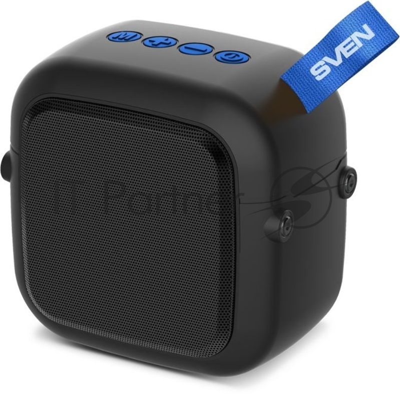 Колонка порт. Sven АС PS -48 черный 5W 1.0 BT 10м 500mAh