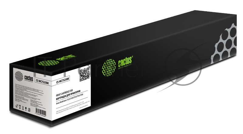 Картридж лазерный Cactus CS-WC7525BKRU 006R01517 черный (26000стр.) для Xerox WorkCentre 7525/7530/7535/7545/7556