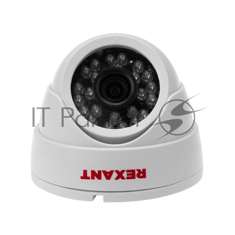 Купольная камера REXANT AHD 2.0 Мп Full HD 1920x1080 (1080P), объектив 2.8 мм, ИК до 30 м