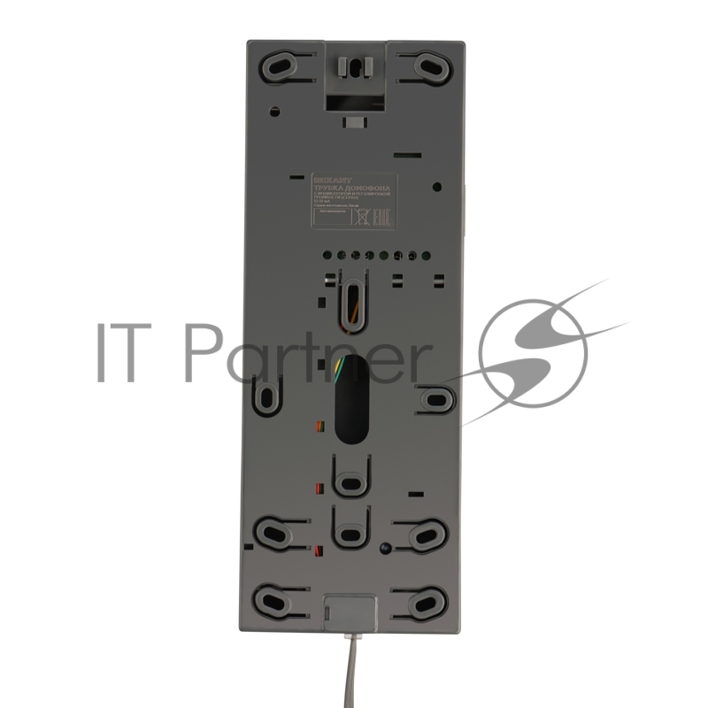 Трубка домофона с индикатором и регулировкой звука RX-321, серая REXANT