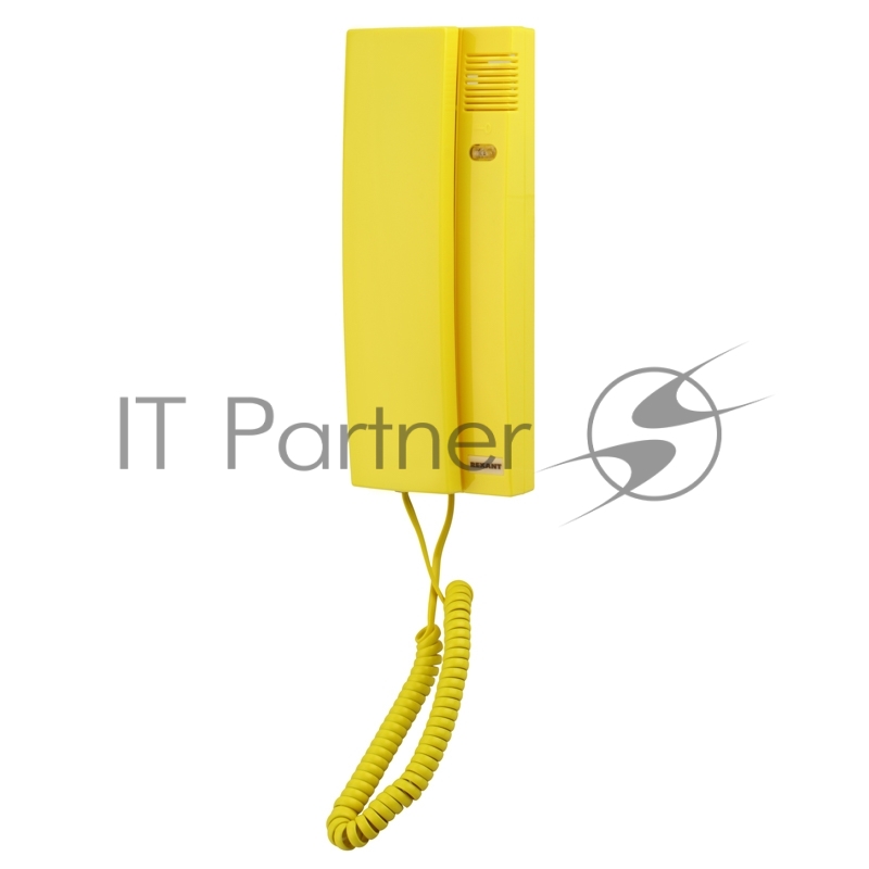 Трубка домофона с индикатором и регулировкой звука RX-322, желтая REXANT