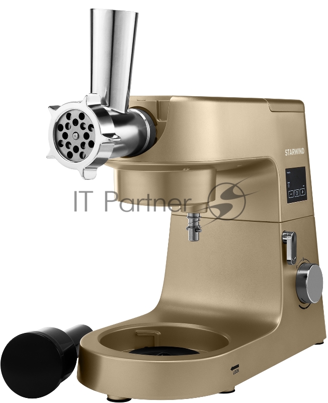 Кухонная машина Starwind SKM8193 планетар.вращ. 1600Вт золотистый