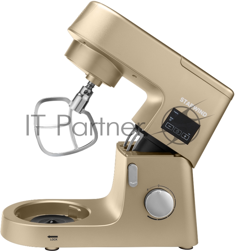 Кухонная машина Starwind SKM8193 планетар.вращ. 1600Вт золотистый