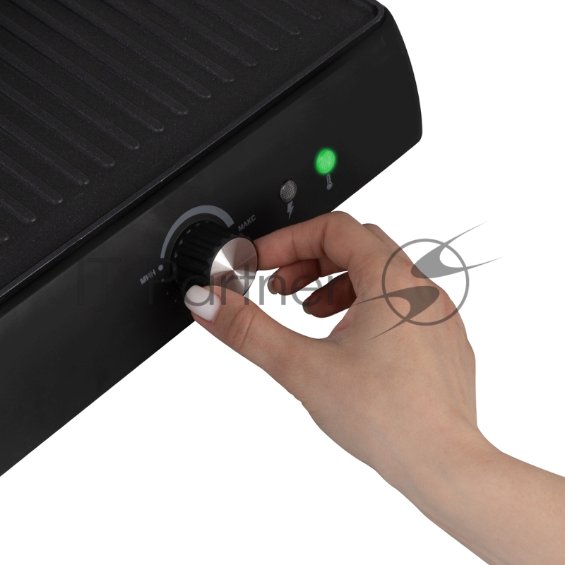 Электрический пресс-гриль ENDEVER Grillmaster 225, серебристый/черный, 2300 Вт, терморегулятор, размер пов-ти 28х17 см, 2 шт/уп