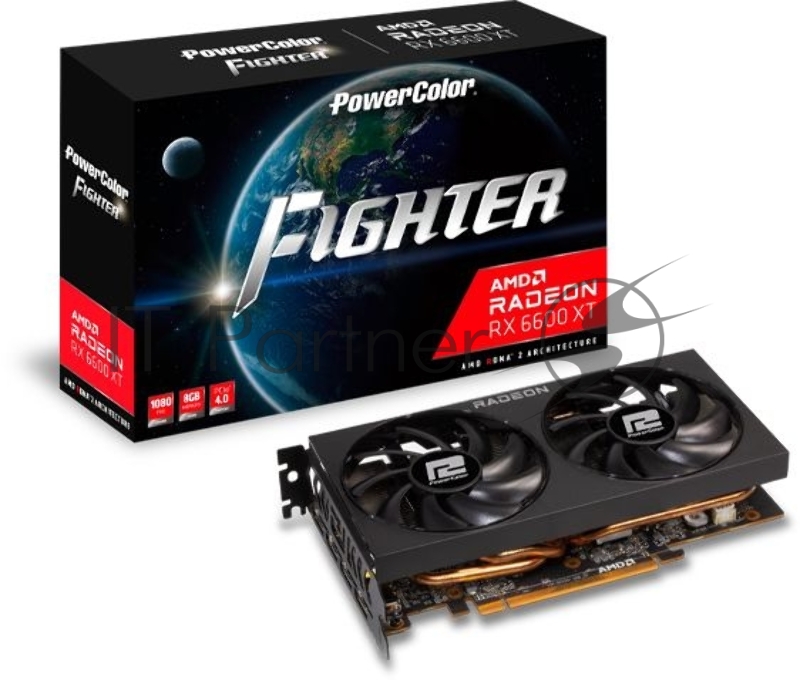 Видеокарта POWERCOLOR AXRX 6600 8GBD6-3DH Radeon RX 6600 8192Mb 128 GDDR6 2359/16000 HDMIx1 DPx3 HDCP Ret