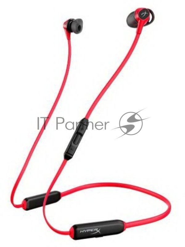 Гарнитура вкладыши HyperX Cloud Buds красный/черный беспроводные bluetooth шейный обод (HEBBXX-MC-RD/G)