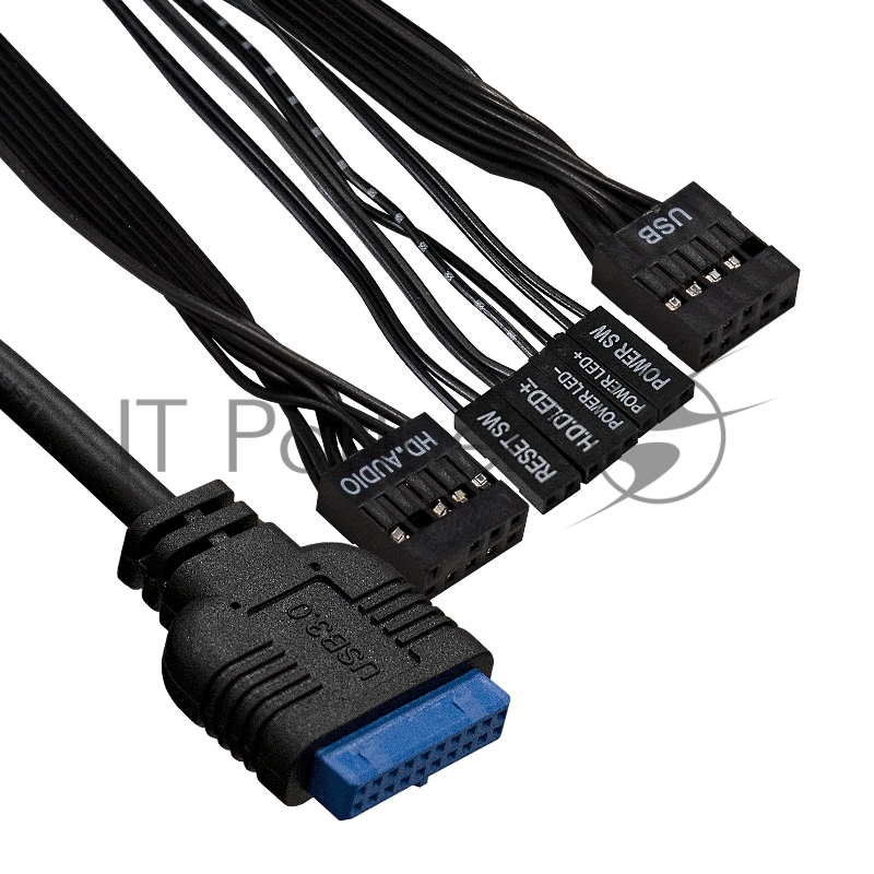 Корпус Desktop ExeGate MI-301U-200 (mATX/mini-ITX, 1U-F200S 4см, 1*USB+1*USB3.0, аудио, черный)