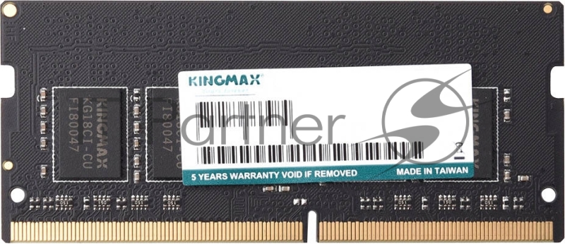 Память DDR4 8Gb 2666MHz Kingmax KM-SD4-2666-8GS OEM PC4-21300 CL19 SO-DIMM 260-pin 1.2В dual rank
