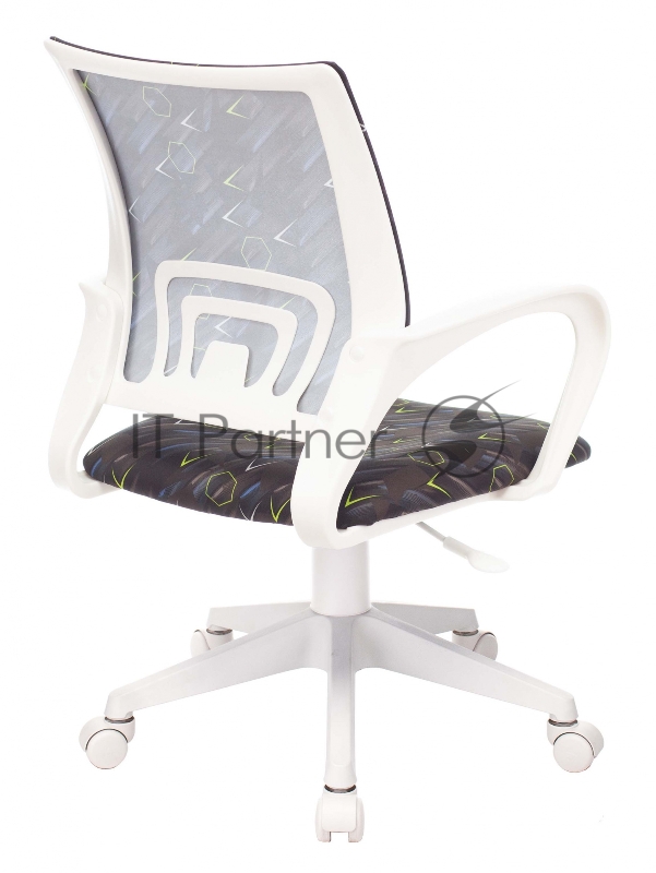 Кресло детское Бюрократ KD-W4 черный/синий регата крестовина пластик белый пластик белый