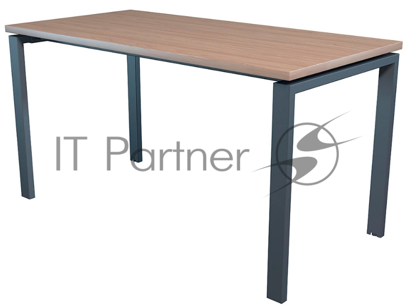 Стол Практик NT письменный прямой 1400x700x750мм вяз натуральный/антрацит (K35099223215)