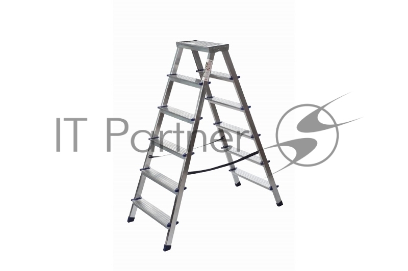 Стремянка SMARTY ALPHA DUO SN026-06 алюминиевая двухсторонняя 6ст