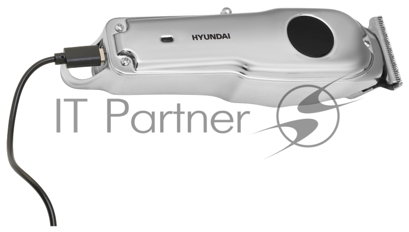 Машинка для стрижки Hyundai H-HC7111 серебристый/черный 5Вт (насадок в компл:3шт)