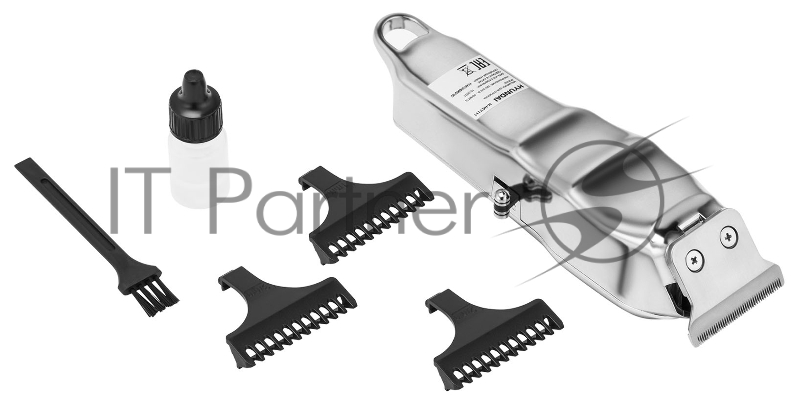Машинка для стрижки Hyundai H-HC7111 серебристый/черный 5Вт (насадок в компл:3шт)