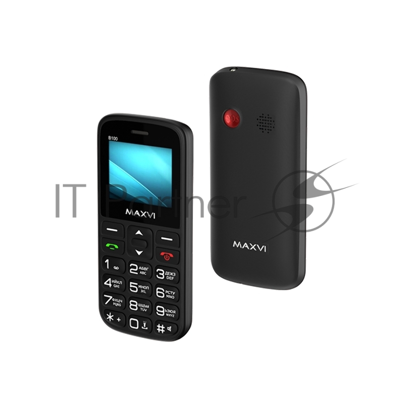 Мобильный телефон Maxvi B100 black