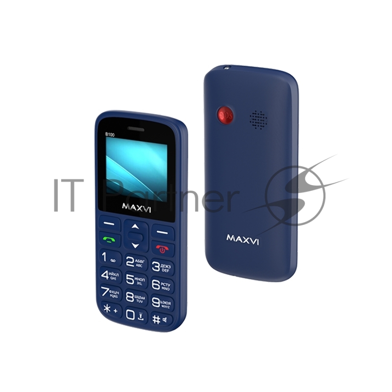 Мобильный телефон Maxvi B100 blue