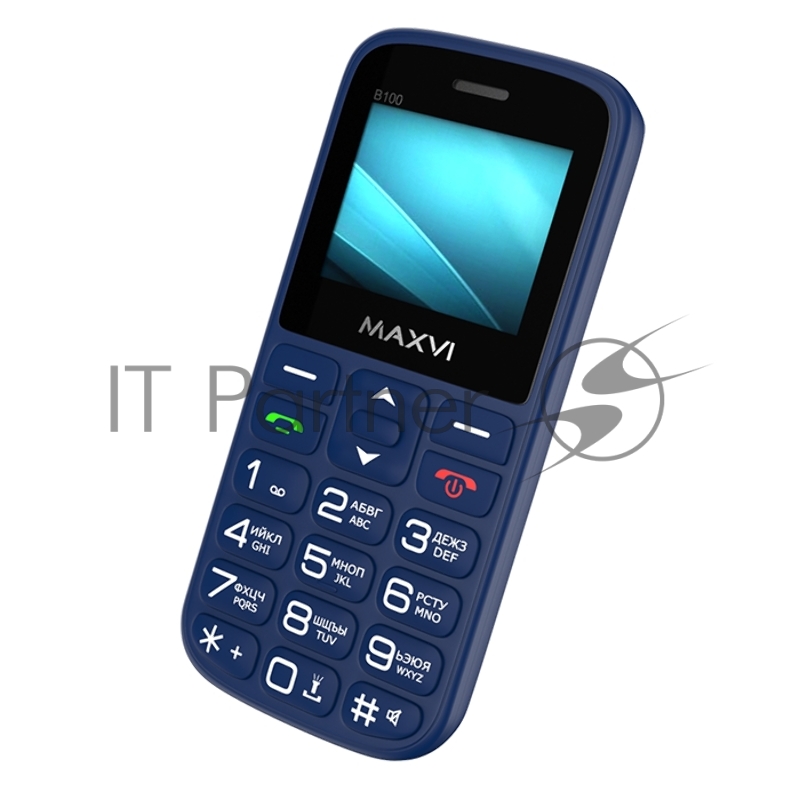 Мобильный телефон Maxvi B100 blue