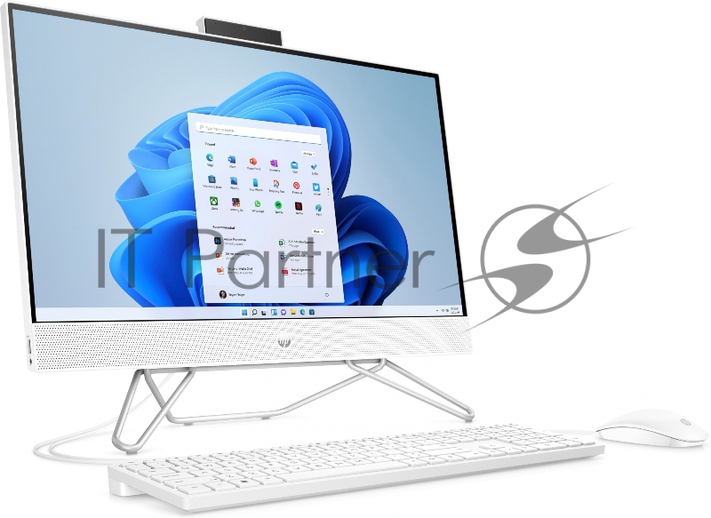 Моноблок 23.8 IPS FHD HP 24-cb0046ur white (Ryzen 5 5500U/8Gb/512Gb SSD/VGA int/W11) (60K76EA)