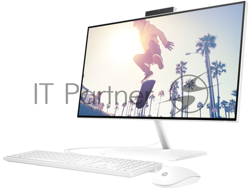 Моноблок 23.8 IPS FHD HP 24-cb0050ur white (Ryzen 3 5300U/8Gb/1Tb/256Gb SSD/VGA int/no OS) (60K79EA)