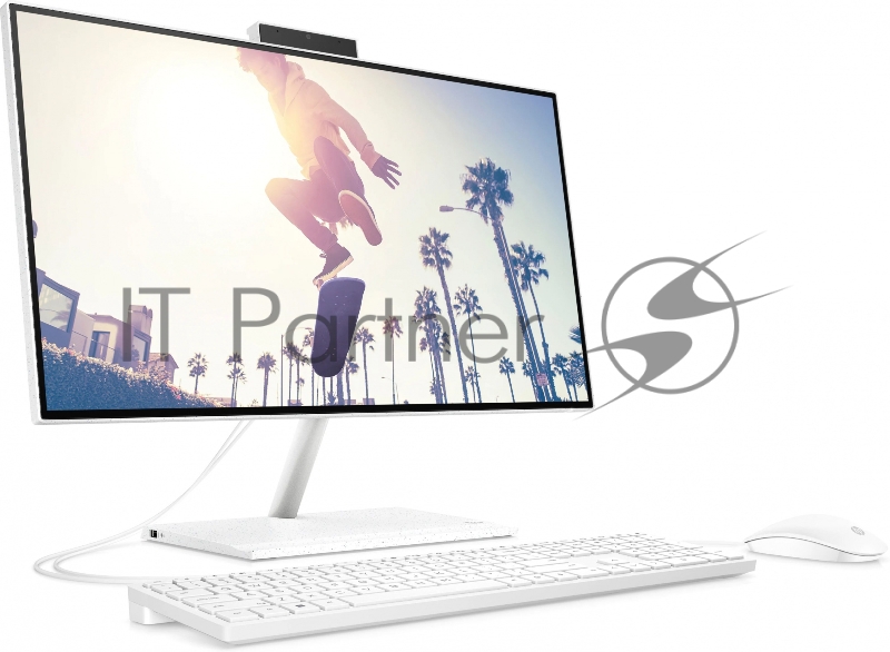 Моноблок 23.8 IPS FHD HP 24-cb0050ur white (Ryzen 3 5300U/8Gb/1Tb/256Gb SSD/VGA int/no OS) (60K79EA)