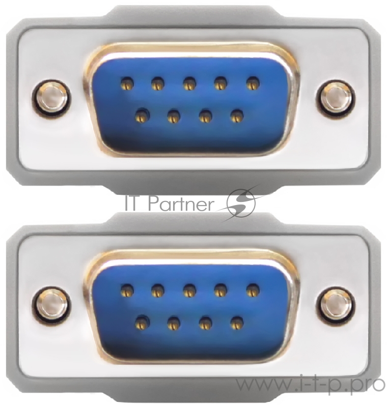 Кабель Greenconnect Кабель COM RS-232 порта соединительный 1.8m GCR-DB9CM2M-1.8m , 9M / 9M Premium