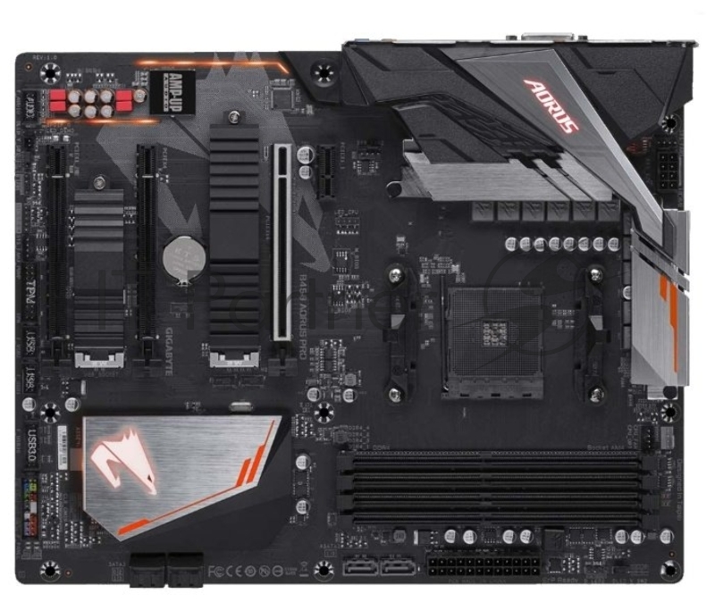 Материнская плата Gigabyte AMD B450 SAM4 ATX B450 AORUS PRO