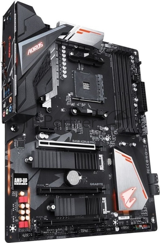 Материнская плата Gigabyte AMD B450 SAM4 ATX B450 AORUS PRO