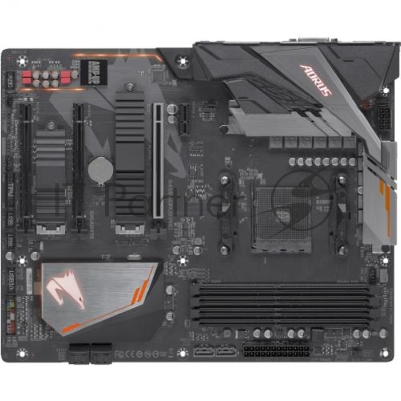 Материнская плата Gigabyte AMD B450 SAM4 ATX B450 AORUS PRO